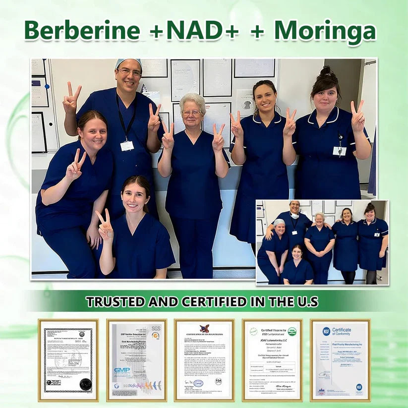 FDA Registered & GMP Certified  | 🧑‍⚕️🩺 Solaroza® Moringa & Berberine 10-IN-1 Advanced NanoMicroneedle Patch |  Backed by Scientific Evidence |10-in-1 Formula | Results in 5 Days🚀
