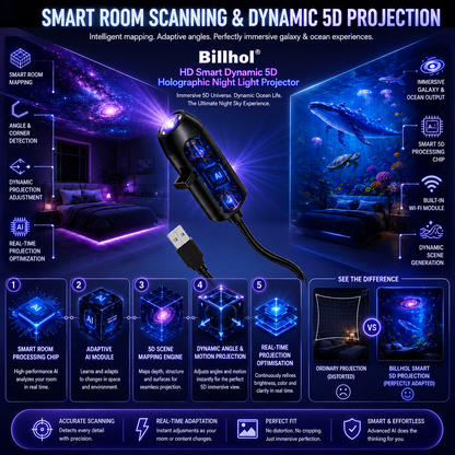 𝐁𝐢𝐥𝐥𝐡𝐨𝐥®𝟓𝐃 𝐍𝐢𝐠𝐡𝐭 𝐋𝐢𝐠𝐡𝐭 𝐏𝐫𝐨𝐣𝐞𝐜𝐭𝐨𝐫