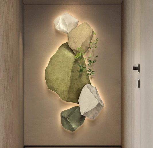 Creative Light Luxury Minimalist Entrance Decoration Painting