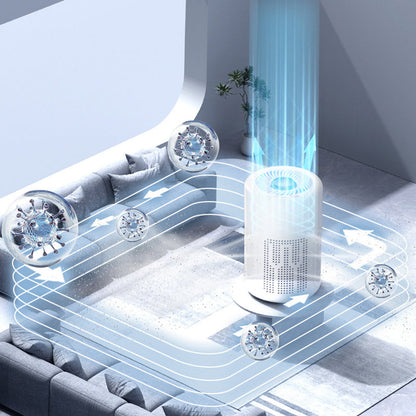Silent Air Purifier – Multi‑layer filtration, ultra‑quiet sleep mode. Covers 30‑50m², one‑touch operation. Breathe clean, rest easy. No more sneezing at night! 🛌✨