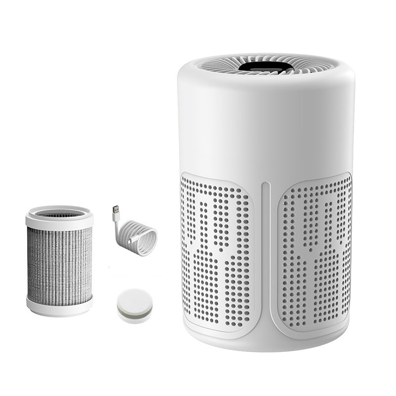 Silent Air Purifier – Multi‑layer filtration, ultra‑quiet sleep mode. Covers 30‑50m², one‑touch operation. Breathe clean, rest easy. No more sneezing at night! 🛌✨